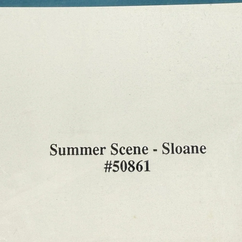 Candamar‎ Designs Cross Stitch Kit Summer Scene Sloane #50861 NEW OLD STOCK